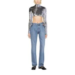 NEW COPERNI high rise straight leg jeans in blue